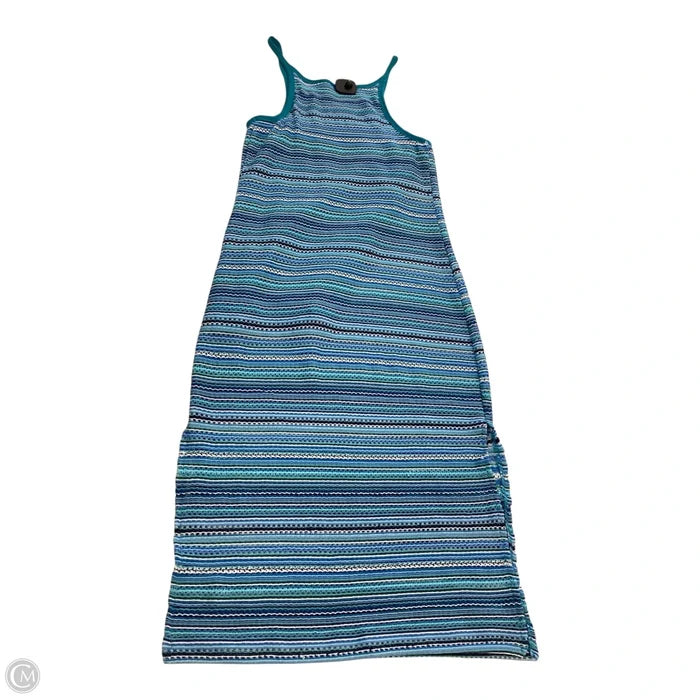 Dress Casual Maxi By No Boundaries In Blue & White, Size: L