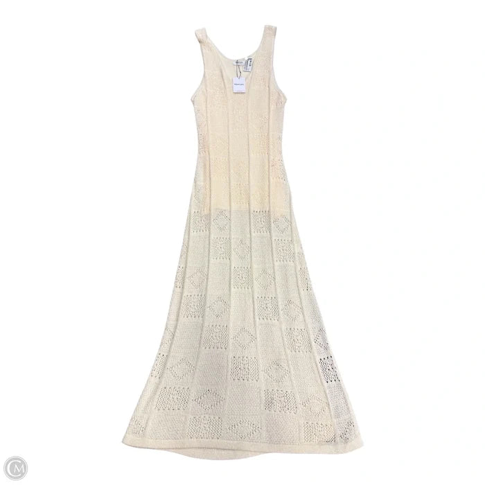 Dress Casual Maxi By Showpo In Cream, Size: 12