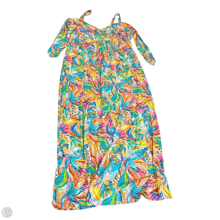 Dress Casual Maxi By Stella Parker In Floral Print, Size: L