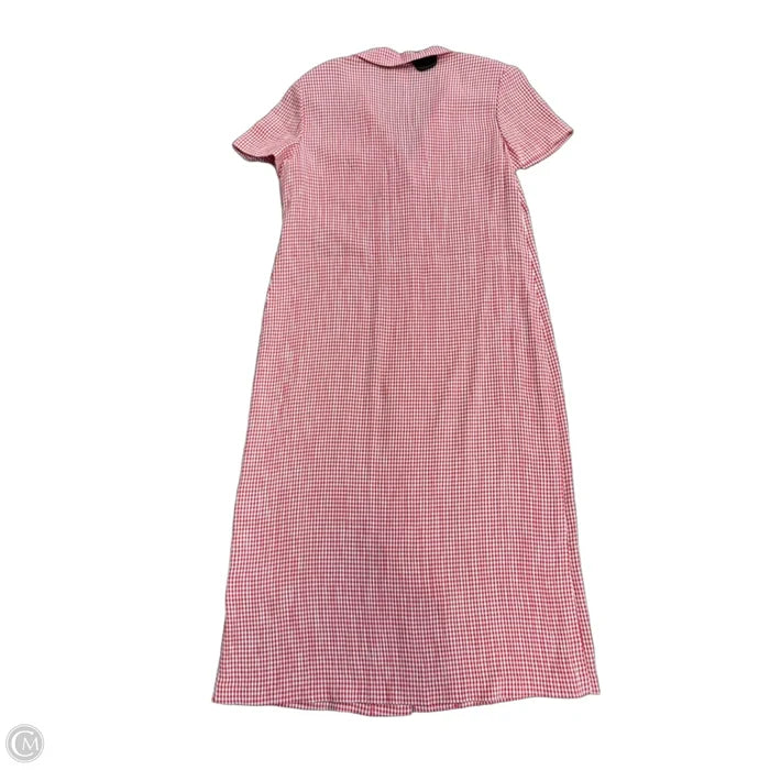 Dress Casual Maxi By Talbots In Red & White, Size: 14p