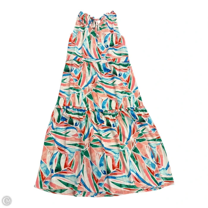 Dress Casual Maxi By Veronica M In Multi-colored, Size: M