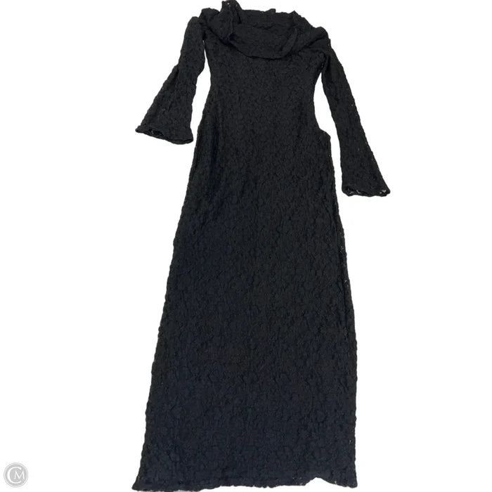 Dress Casual Maxi By Zara In Black, Size: L
