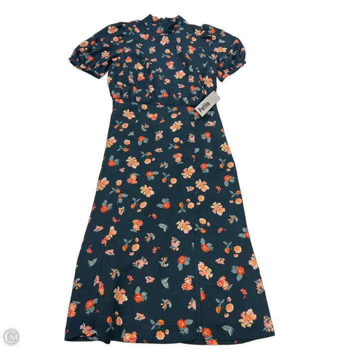 Dress Casual Midi By Ann Taylor In Multi-colored, Size: 0p