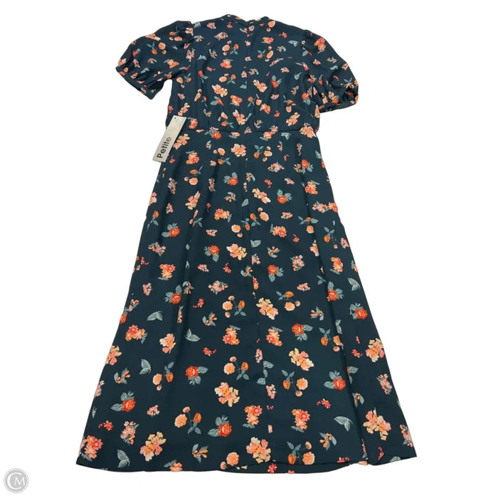Dress Casual Midi By Ann Taylor In Multi-colored, Size: 0p