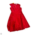 Dress Casual Midi By Calvin Klein In Red, Size: 10