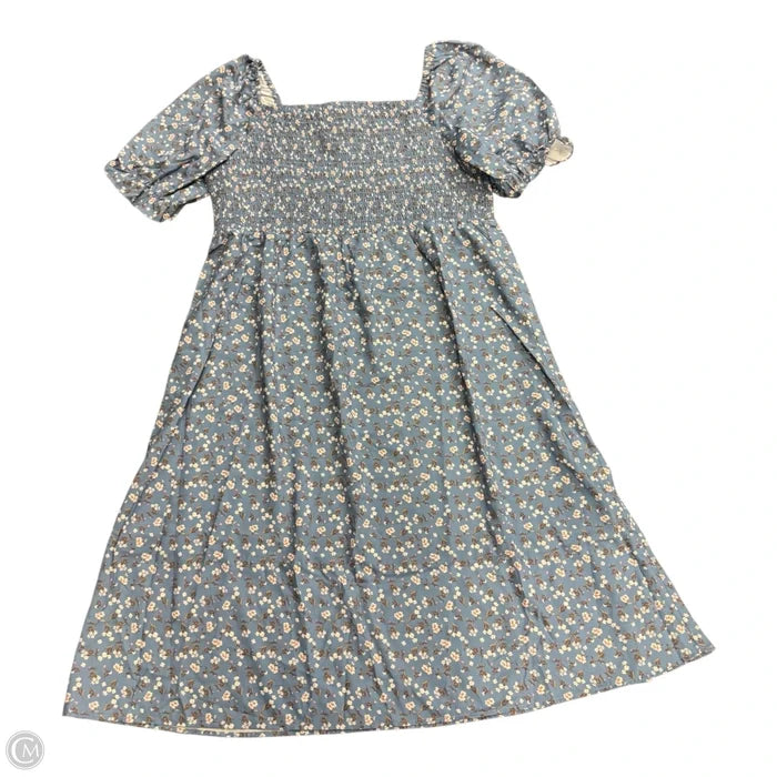 Dress Casual Midi By Clothes Mentor In Floral Print, Size: 3x