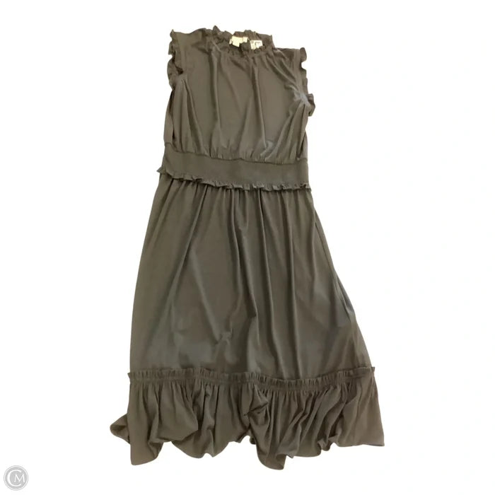 Dress Casual Midi By Michael By Michael Kors In Black, Size: L