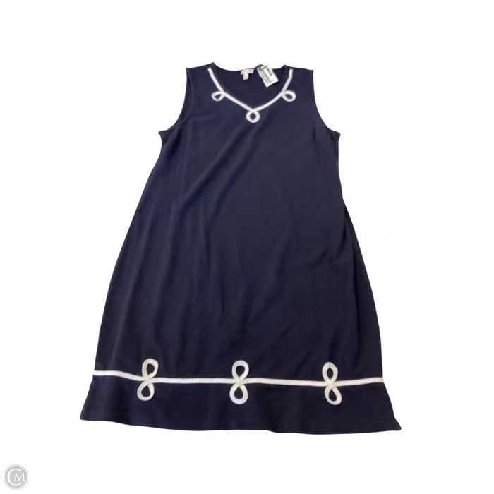 Dress Casual Midi By Talbots In Nautical Print, Size: Xl