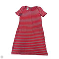 Dress Casual Midi By Talbots In Striped Pattern, Size: S