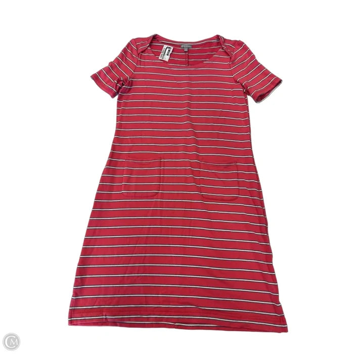 Dress Casual Midi By Talbots In Striped Pattern, Size: S