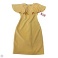 Dress Casual Midi By Vince Camuto In Yellow, Size: 0