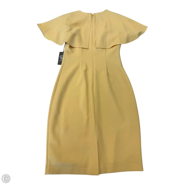 Dress Casual Midi By Vince Camuto In Yellow, Size: 0