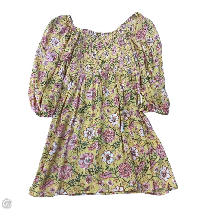 Dress Casual Short By Billabong In Floral Print, Size: Xl