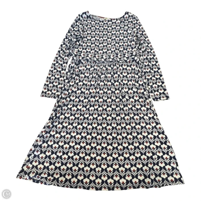Dress Casual Short By Boden In Blue Red & White, Size: 14