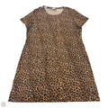 Dress Casual Short By Calvin Klein In Animal Print, Size: Xl