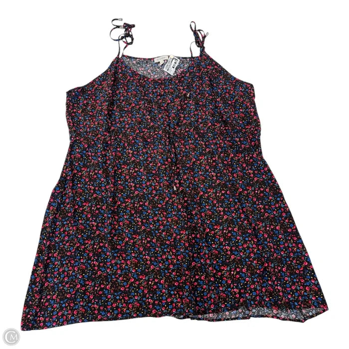 Dress Casual Short By Clothes Mentor In Floral Print, Size: 24