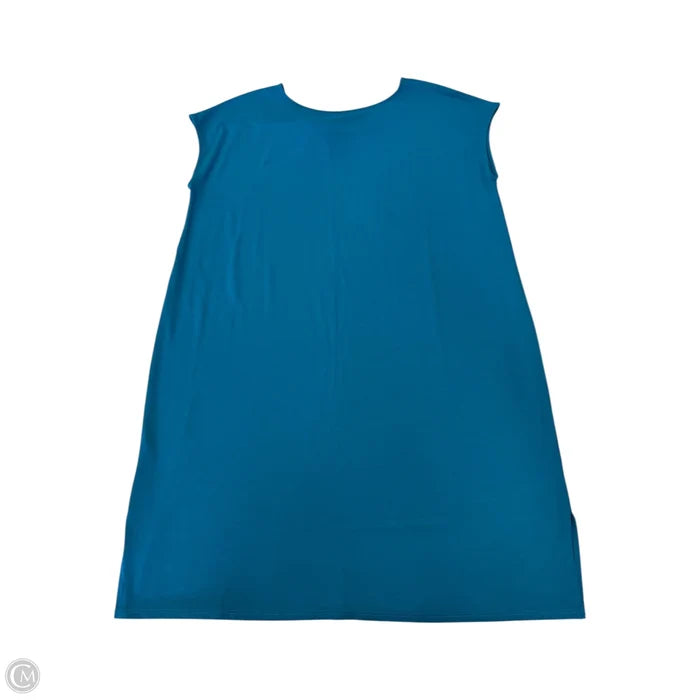 Dress Casual Short By Eileen Fisher In Blue, Size: L