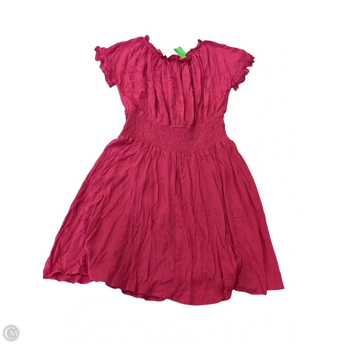 Dress Casual Short By Emery Rose In Pink, Size: L