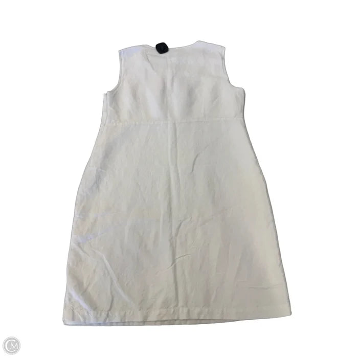 Dress Casual Short By Emma James In White, Size: Lp