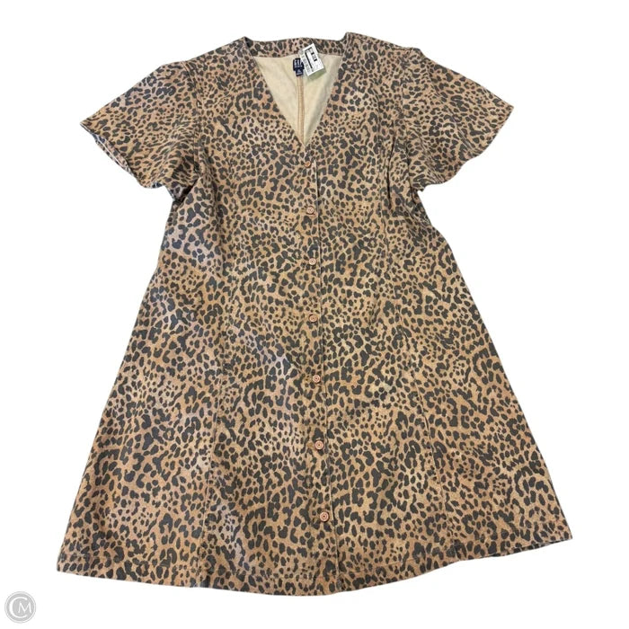 Dress Casual Short By Gap In Animal Print, Size: Xl