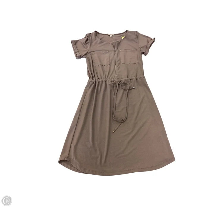 Dress Casual Short By Haani In Brown, Size: S