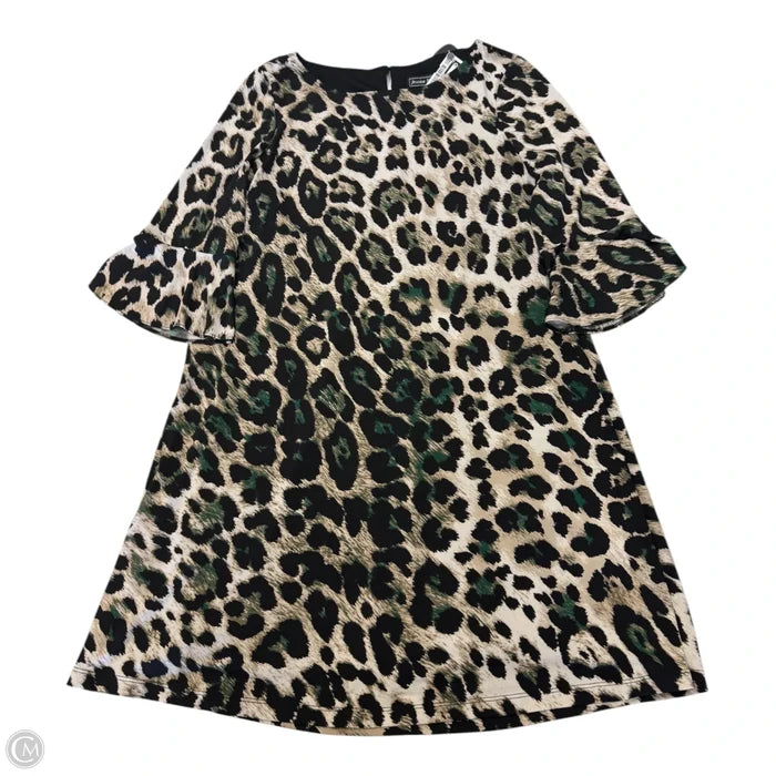 Dress Casual Short By Jessica Howard In Animal Print, Size: 12