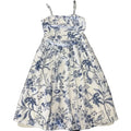 Dress Casual Short By Loft In Blue & White, Size: 10p