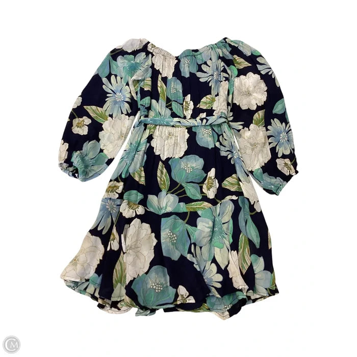 Dress Casual Short By Loft In Floral Print, Size: Xs