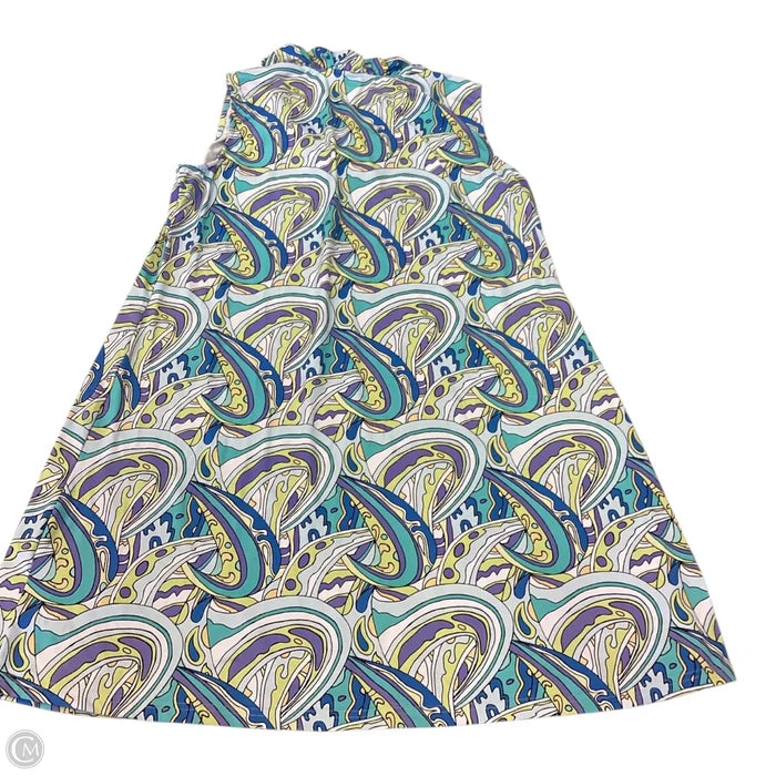 Dress Casual Short By Lulu B In Geometric Pattern, Size: Xl