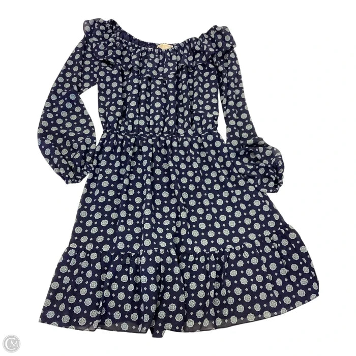 Dress Casual Short By Michael By Michael Kors In Blue, Size: M