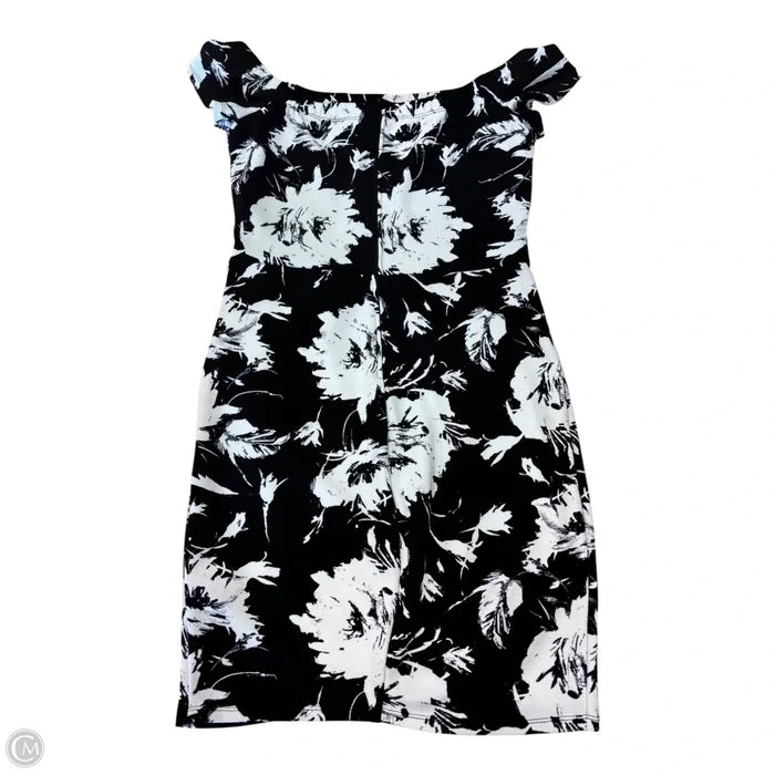 Dress Casual Short By Premier Amour In Black & White, Size: 10