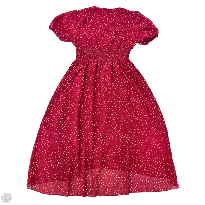 Dress Casual Short By Prettygarden In Red & White, Size: S
