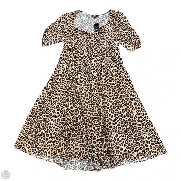 Dress Casual Short By Retro In Animal Print, Size: 1x