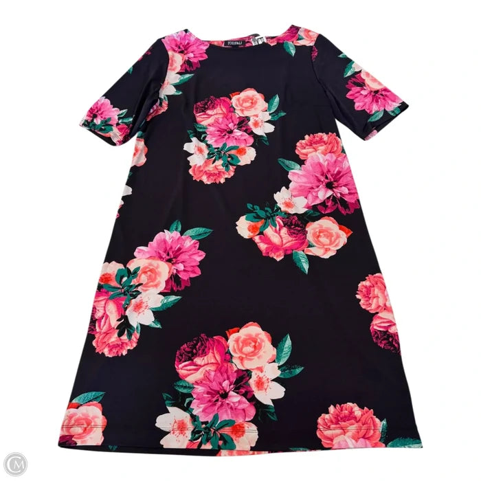 Dress Casual Short By Roz And Ali In Floral Print, Size: Xl