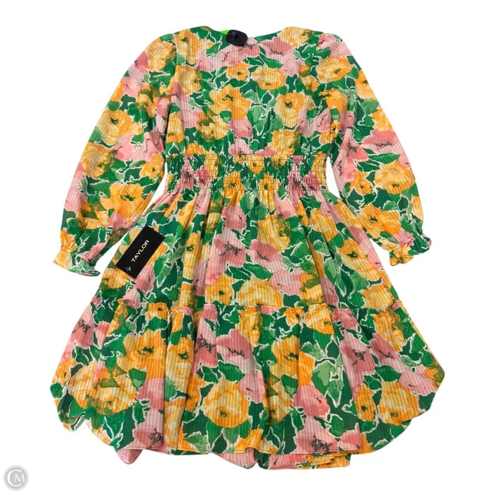 Dress Casual Short By Taylor In Floral Print, Size: 6
