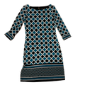 Dress Casual Short By White House Black Market In Black & Blue, Size: Xxs
