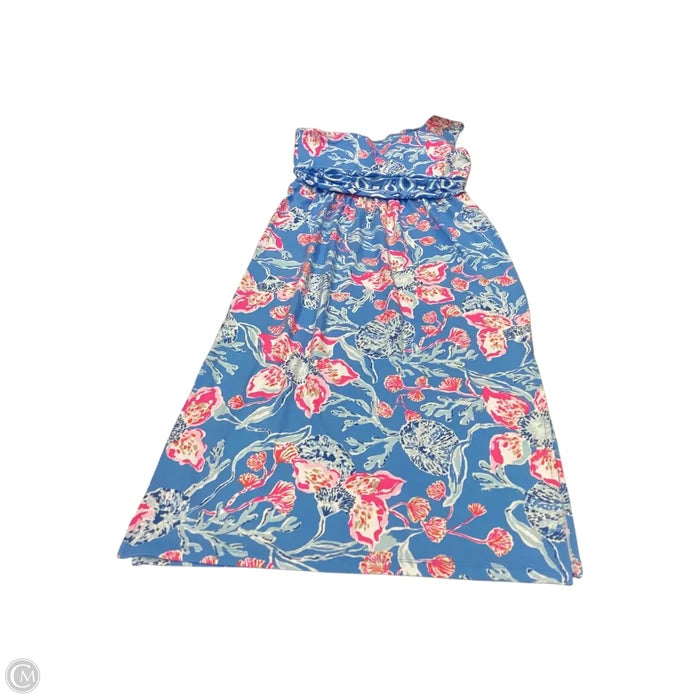 Dress Designer By Lilly Pulitzer In Blue & Pink, Size: S