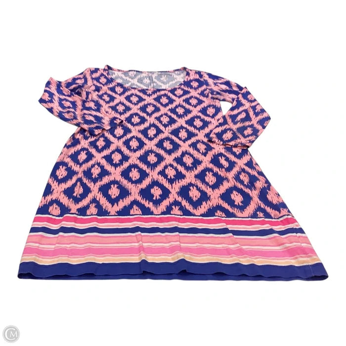 Dress Designer By Lilly Pulitzer In Blue & Pink, Size: Xs