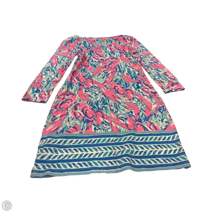 Dress Designer By Lilly Pulitzer In Blue & Pink, Size: Xs