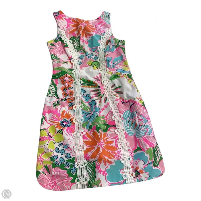 Dress Designer By Lilly Pulitzer In Floral Print, Size: 2