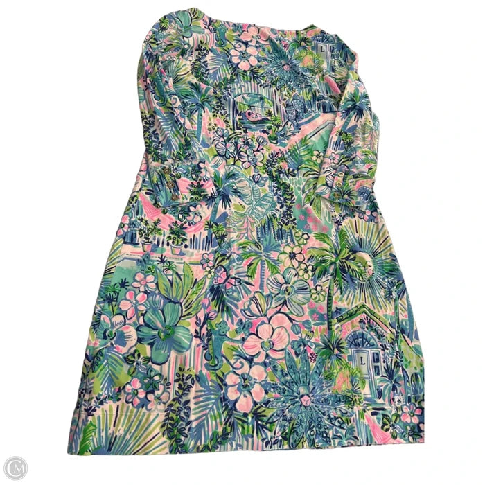 Dress Designer By Lilly Pulitzer In Floral Print, Size: M