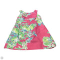 Dress Designer By Lilly Pulitzer In Green & Pink, Size: 0