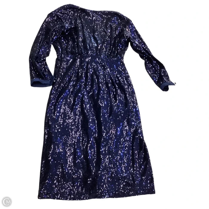 Dress Party Midi By Anthropologie In Navy, Size: 0p
