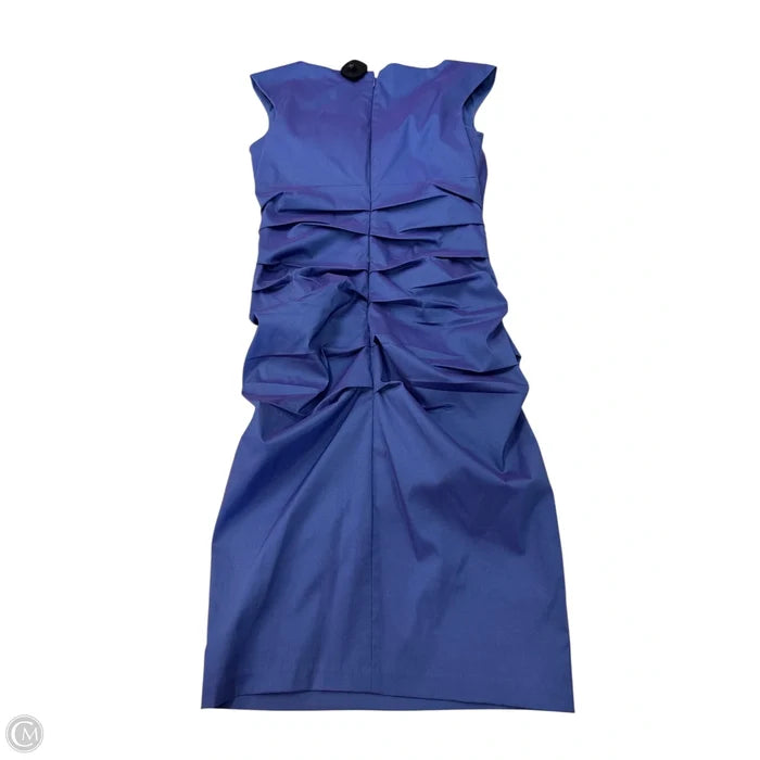Dress Party Midi By Sangria In Blue, Size: 8