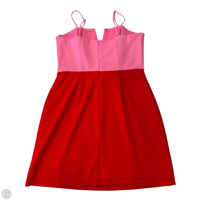 Dress Party Short By Bcbg In Pink & Red, Size: M