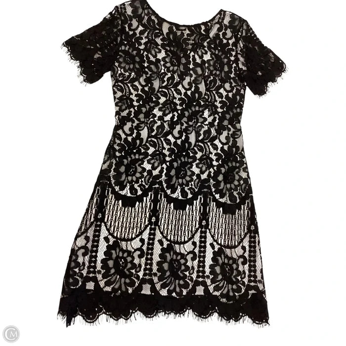 Dress Party Short By Clothes Mentor In Black & White, Size: M