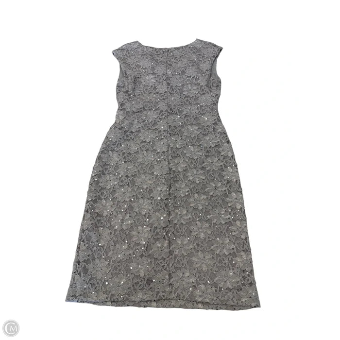 Dress Party Short By Connected Apparel In Silver, Size: 10p