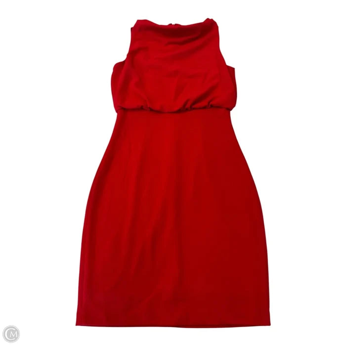 Dress Work By Badgley Mischka In Red, Size: 0
