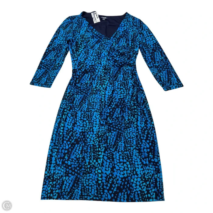 Dress Work By Chaps In Blue, Size: S