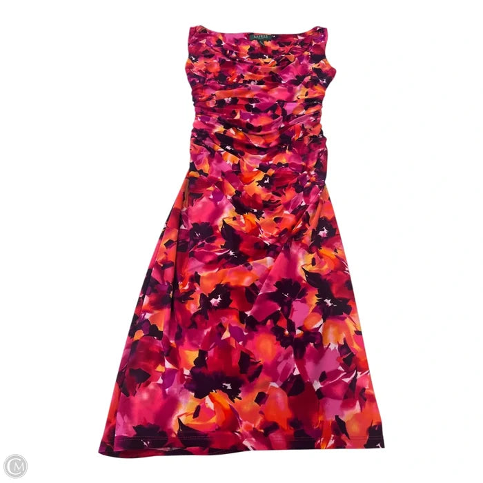 Dress Work By Lauren By Ralph Lauren In Multi-colored, Size: 2